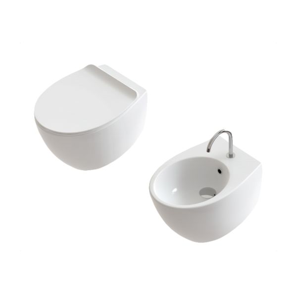 Bidet Sospeso Moderno Gran Mascalzone Design Domus Falerii CERAMICHEMIRANDA