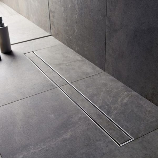 Canaletta Doccia Piastrellabile Inox 50-120CM Tile 
