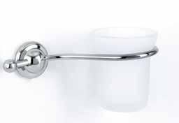 Porta Bicchiere Cromo Linea Roller Arredo Bagno Moderno CERAMICHEMIRANDA