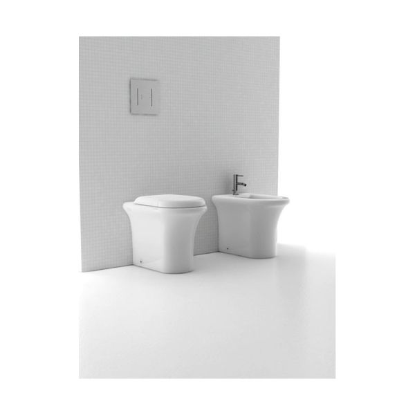Set Sanitari Filo Parete Moderni Coprivaso Ammortizzato Design H20 CERAMICHEMIRANDA