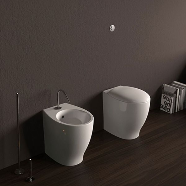 Set Sanitari Coprivaso Ammortizzato Filoparete Moderni Design Mascalzone CERAMICHEMIRANDA