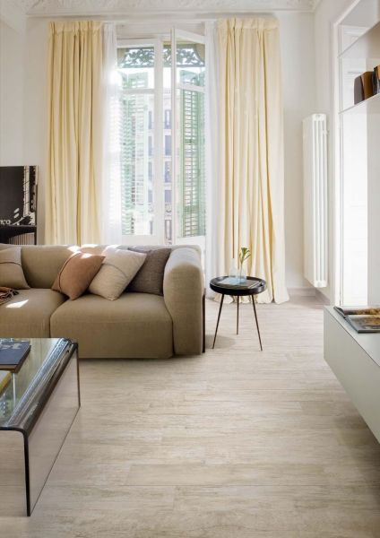 Pavimento Effetto Legno Easy Wood White 16,4x100 Gres Porcellanato CERAMICHEMIRANDA