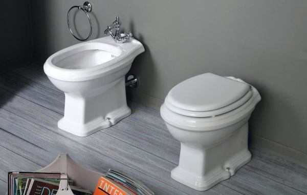 Set Sanitari Coprivaso A Terra Classici Design Arcade Simas CERAMICHEMIRANDA