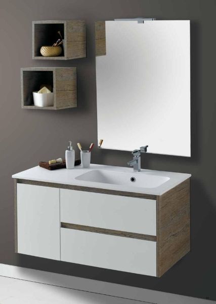 Cubo Parete Arredo Bagno Alabama105 CERAMICHEMIRANDA