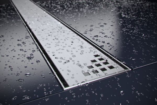 Canaletta Doccia Dakua Square  80cm Griglia Acciaio Inox Guaina Impermeabile CERAMICHEMIRANDA