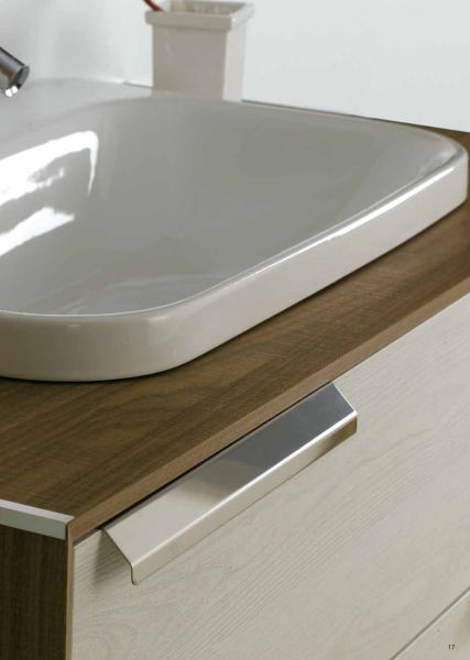 Set Mobile Lavabo Specchio LED Arredo Bagno Moderno Boston100  CERAMICHEMIRANDA