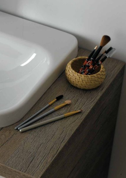 Set Mobile Lavabo Specchio LED Arredo Bagno Moderno Dallas90 CERAMICHEMIRANDA