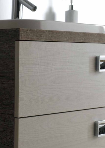 Set Mobile Lavabo Specchio LED Arredo Bagno Moderno Dallas90 CERAMICHEMIRANDA