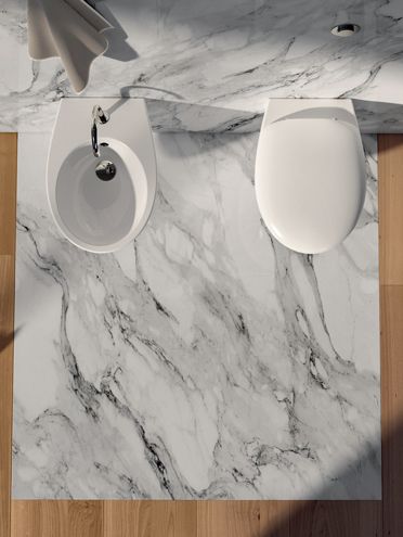 Set Sanitari Coprivaso Ammortizzato Sospesi Moderni Design Mascalzone CERAMICHEMIRANDA