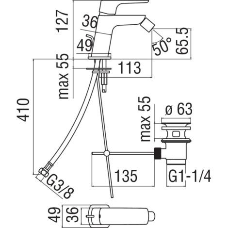 Rubinetto Bidet Acquaviva Nobili Arredo Bagno Moderno CERAMICHEMIRANDA