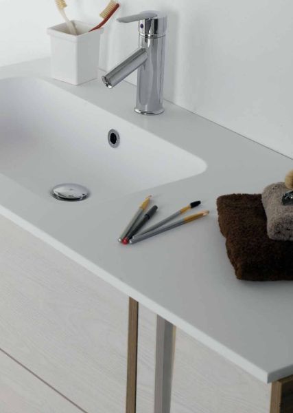 Set Mobile Lavabo Specchio LED Arredo Bagno Moderno Philadelphia120 CERAMICHEMIRANDA