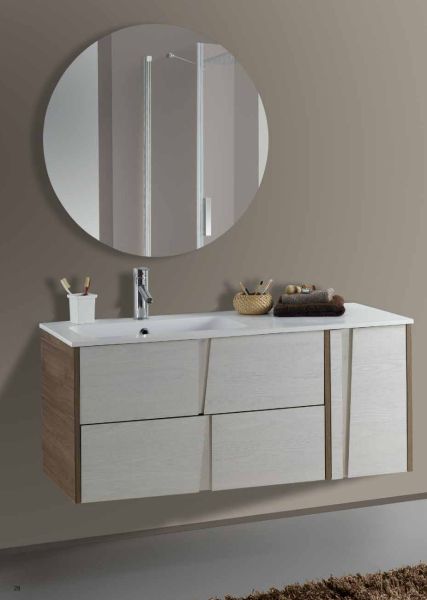 Set Mobile Lavabo Specchio LED Arredo Bagno Moderno Philadelphia105 CERAMICHEMIRANDA