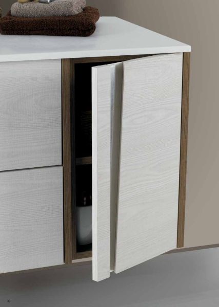 Set Mobile Lavabo Specchio LED Arredo Bagno Moderno Philadelphia90 CERAMICHEMIRANDA