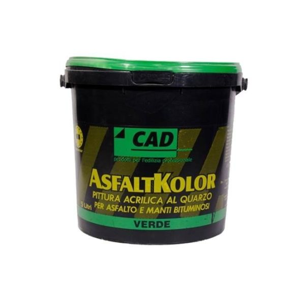 Pittura Impermeabile Per Asfalto Asfaltkolor Verde Cad CERAMICHEMIRANDA