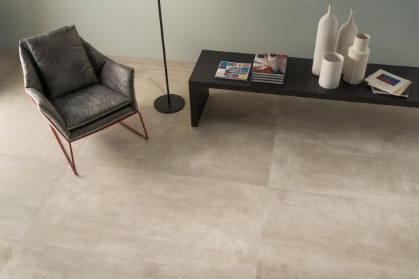 Pavimento Effetto Cemento Prowalk Beige 90x90 Gres Porcellanato CERAMICHEMIRANDA
