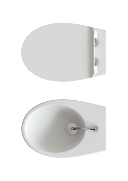 Set Sanitari Coprivaso Slim Ammortizzato Filo parete Moderni Gran Mascalzone CERAMICHEMIRANDA