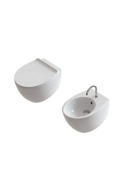 Vaso Sospeso Rimless Moderno Gran Mascalzone Design Domus Falerii CERAMICHEMIRANDA