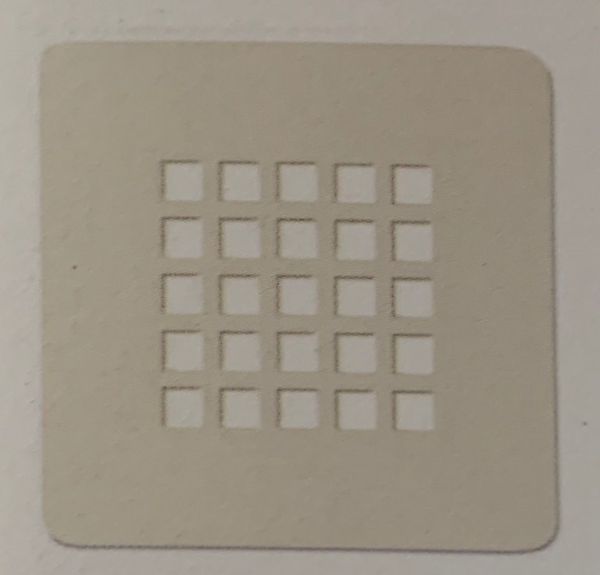 Griglia In Acciaio Inox In Tinta Piatto Doccia Flat Quadrata CERAMICHEMIRANDA