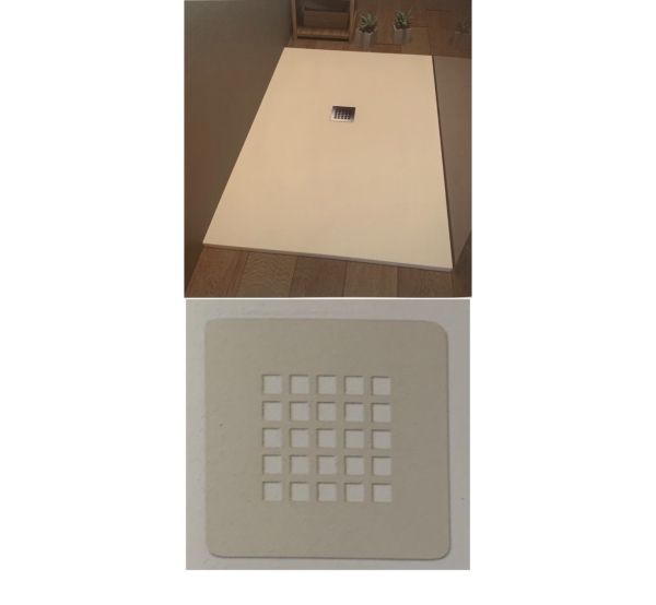 Griglia In Acciaio Inox In Tinta Piatto Doccia Flat Quadrata CERAMICHEMIRANDA