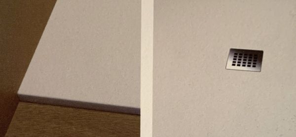 Piatto Doccia Mineral Marmo Flat 100x100 Bianco Slim H2,5/3cm CERAMICHEMIRANDA