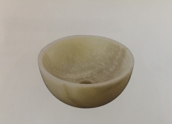 Lavabo Appoggio Marmo Onice Ø 26x13 H Design Mini Tondo CERAMICHEMIRANDA