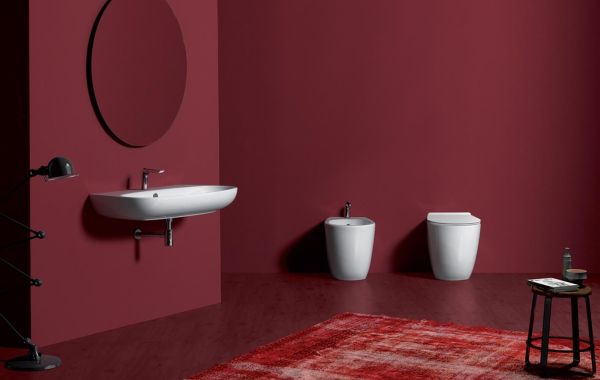 Bidet Carenato Moderno Filo Parete Design Vignoni Simas CERAMICHEMIRANDA