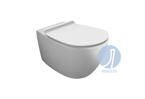 Set Sanitari Sospesi Senza Brida Coprivaso Ammortizzato Design Vignoni CERAMICHEMIRANDA