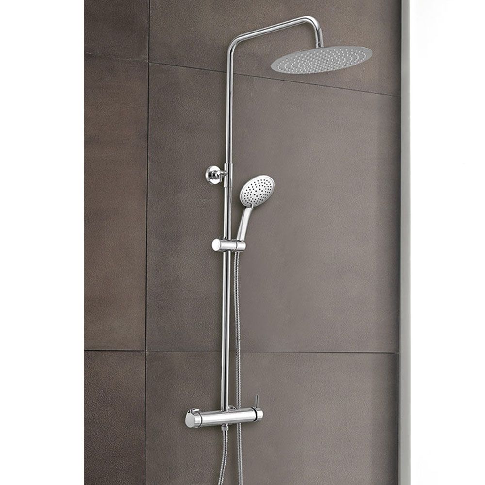 Soffione Doccia A Pioggia Midanya - Rotondo In Acciaio Inox 15,2 Cm, Ultra Sottile (0,2 Cm), Ad Alta Pressione, Cromato - 2
